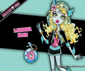 пазл Lagoona Blue, дочь морского монстра и Нимфа океана. Лагуна находится в пятнадцати лет